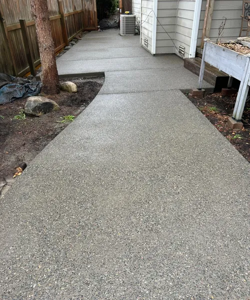 Exposed Aggregate Side Pathway in Auburn 
